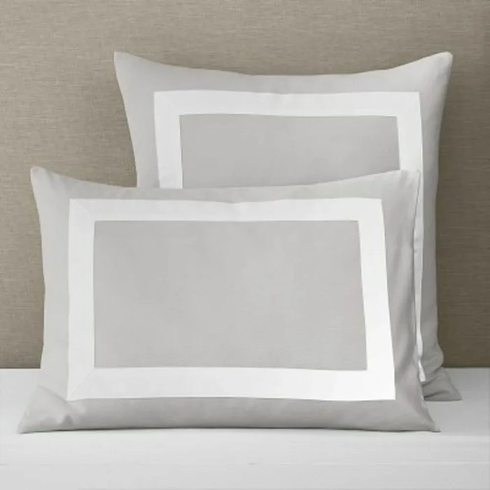 Williams Sonoma Home Border Pique Textured Standard Sham 20